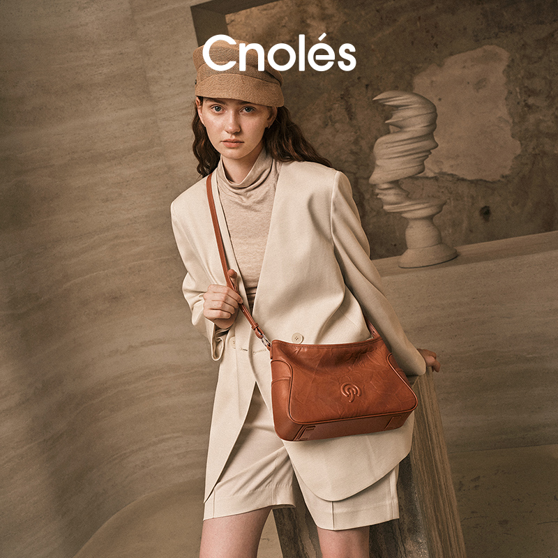 Cnoles蔻一泊月包hobo包B00420L