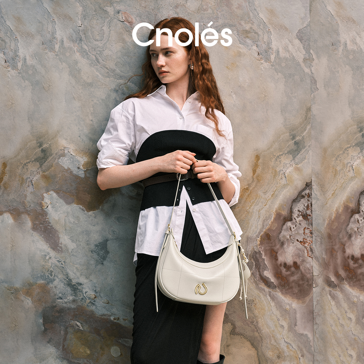 Cnoles蔻一月牙包女包B00433D